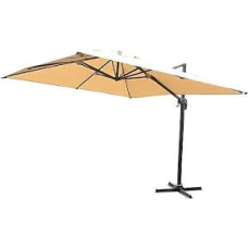 Binsy Johor Çok Yönlü Şemsiye 300X300 cm - 3 x 3 m - Krem